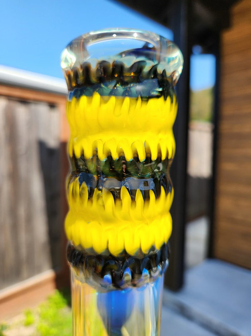ASHME - 44mm Wrap n' Rake Gridline Tube  - Black / Yellow