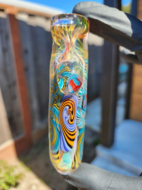 MICHAEL CROUCH - Full Chaos Heady Chillum Pipe - #3