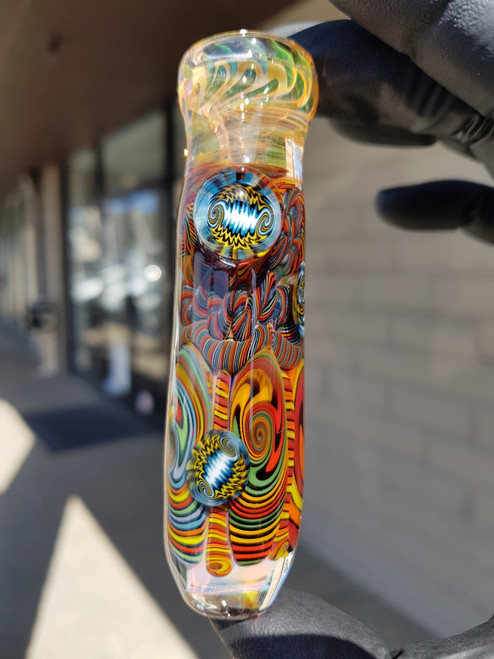 MICHAEL CROUCH - Full Chaos Heady Chillum Pipe - #7