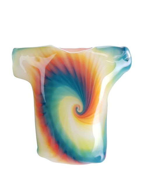 R3G15 - Tie-Dye T-Shirt Glass Pendant - #2