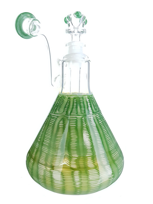 HVY GLASS  - Wrap n' Rake Beaker Bubbler - #1