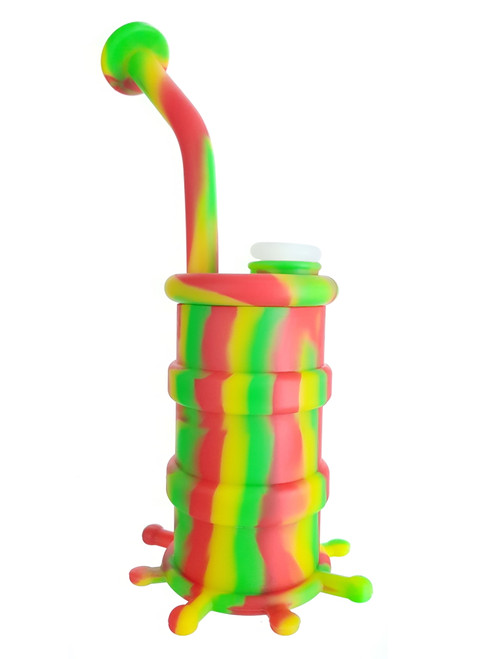 PULSAR - Silicone Oil Barrel Rig w/ 14mm Slide (Pick Your Color)