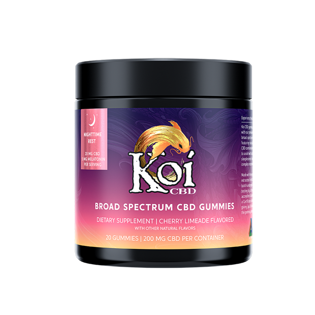 KOI - Broad Spectrum CBD Gummies - Nighttime Rest (200mg / 20 count)