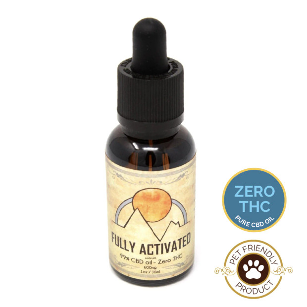 FULLY ACTIVATED - Pure CBD Oil Tincture (THC Free)