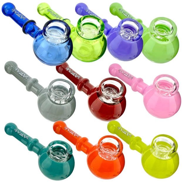 AFM - 5" Spoon Pipe w/ Multi-Hole Bowl and Carb (Pick a Color)