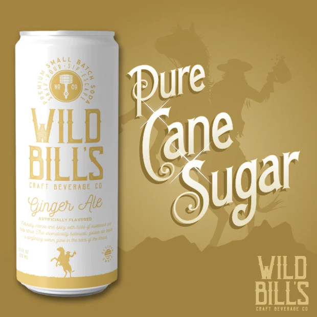 WILD BILL'S - Craft Sugar Cane Soda - Ginger Ale