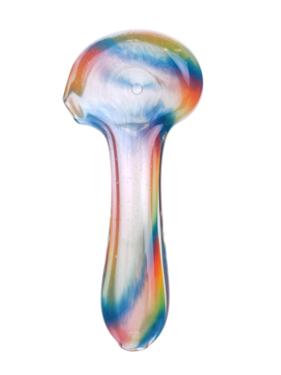 ELZUB - Rainbow Frit Spoon Pipe - #1