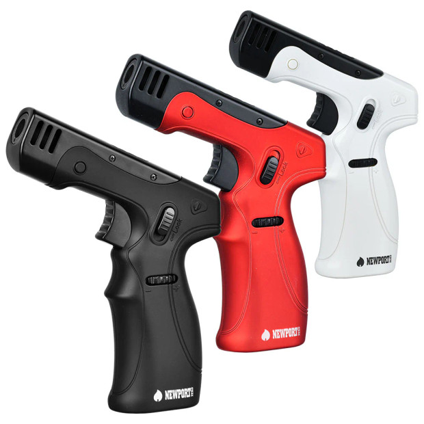 NEWPORT ZERO - Pistol Grip Torch Lighter (Pick a Color)