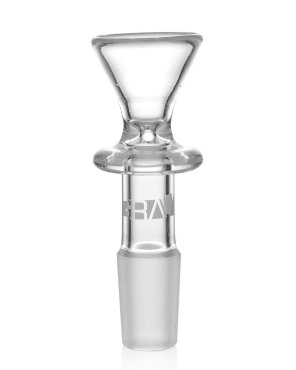 GRAV LABS Clear Single Hole One Hitter Bowl 14mm Male The Dab Lab