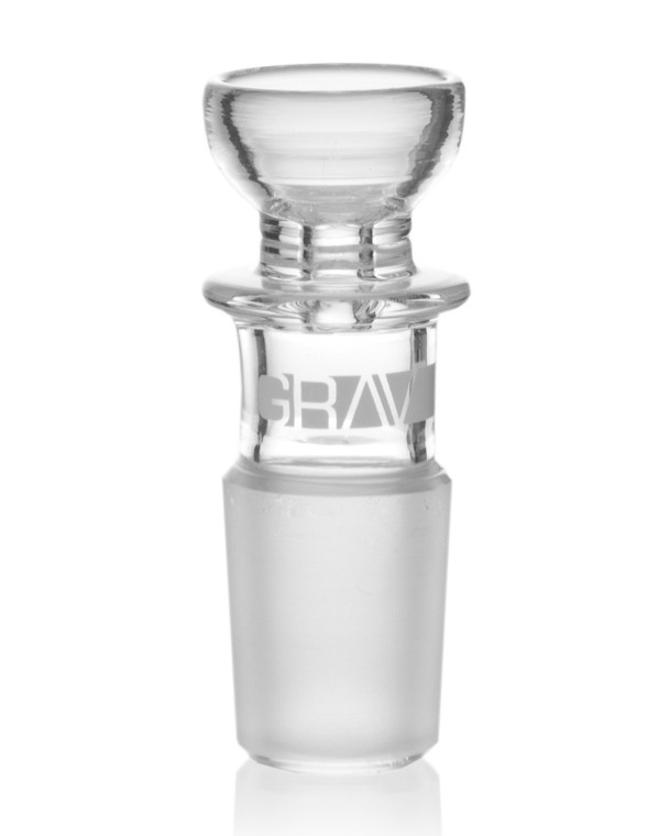 Grav Labs Clear Single Hole One Hitter Bowl 14mm Male The Dab Lab