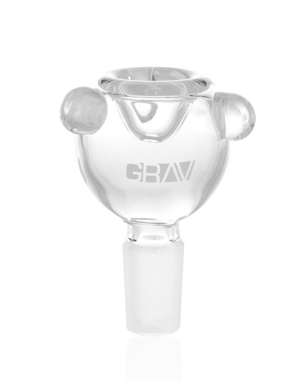 GRAV LABS Clear Single Hole One Hitter Bowl 14mm Male The Dab Lab