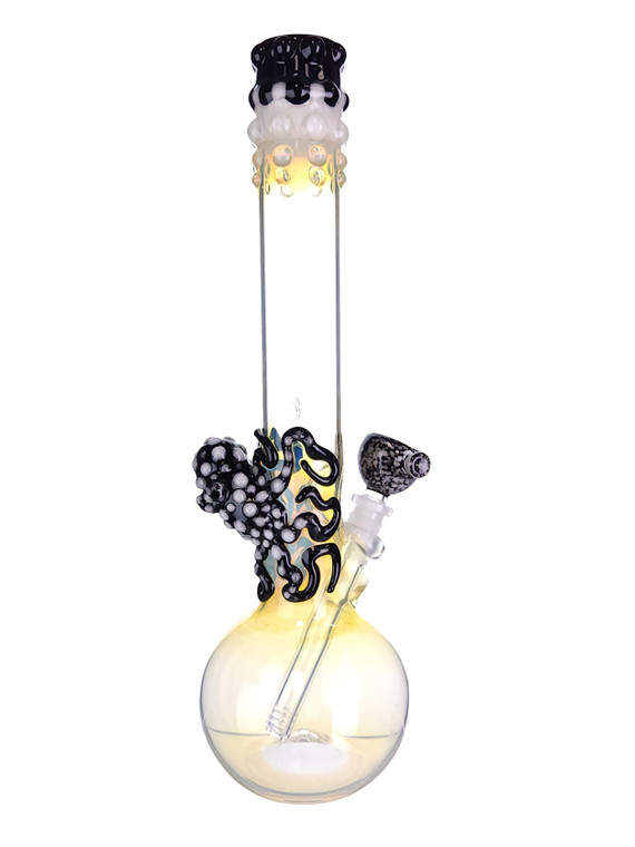 TRIDENT - 44mm Spotted Octopus Glass Bong - #1