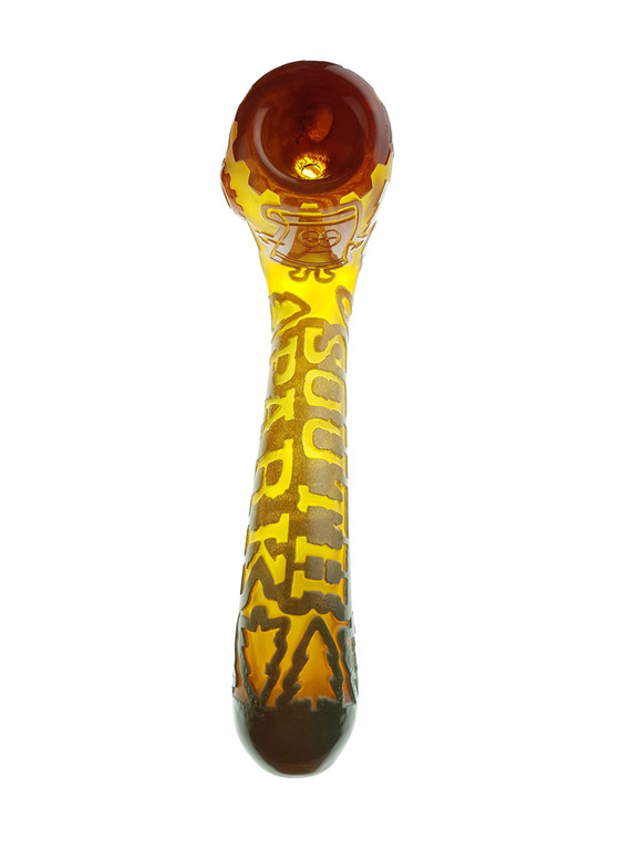Thinkboro Glass Sherlock Pipe W 3d Design Grateful Dead The Dab Lab