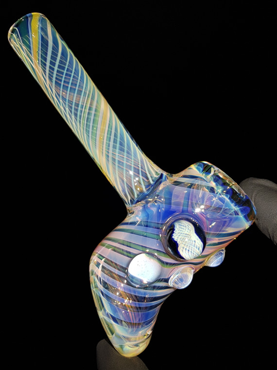 KING LEO - Fume Spiral Glass Hammer Pipe - #4