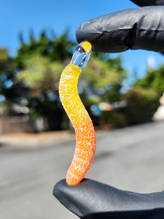 EMPERIAL - Sour Worm Glass Pendant - #2