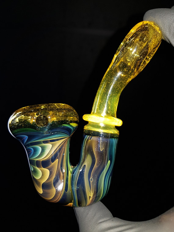 Fumed Sherlock Glass Pipe