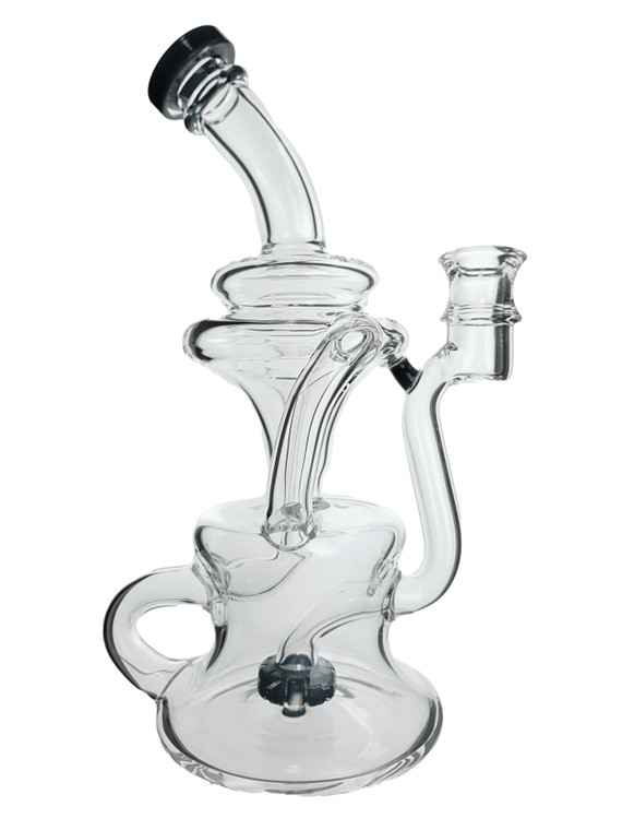 Double Uptake Recycler w/ Circ Perc & 14mm Female Joint (Pick a Color)