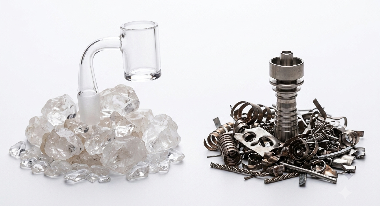 Quartz Banger vs Titanium Nail