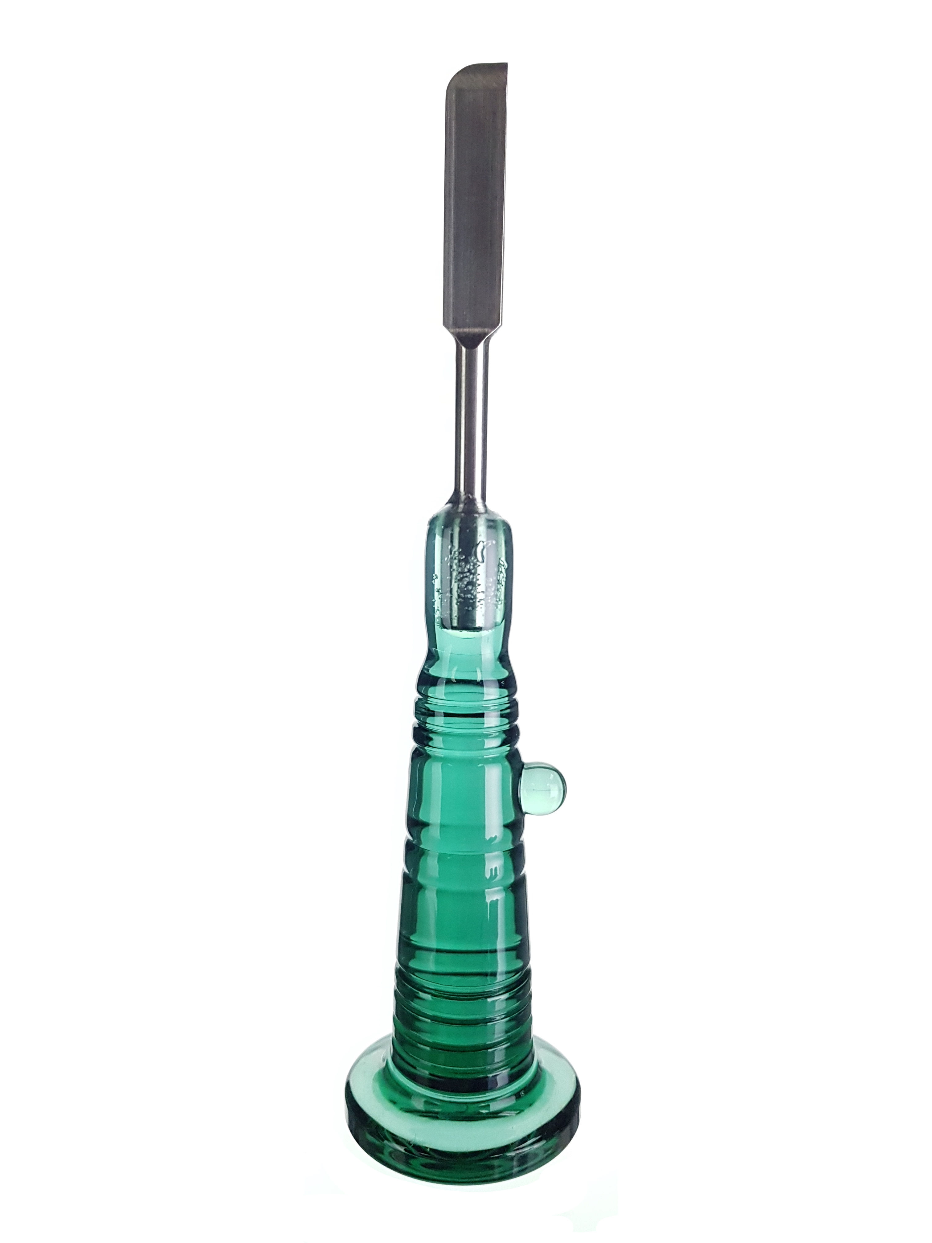 SOUP GLASS Hybrid Glass Dabber w/ Flathead Titanium Dabber Atlantis