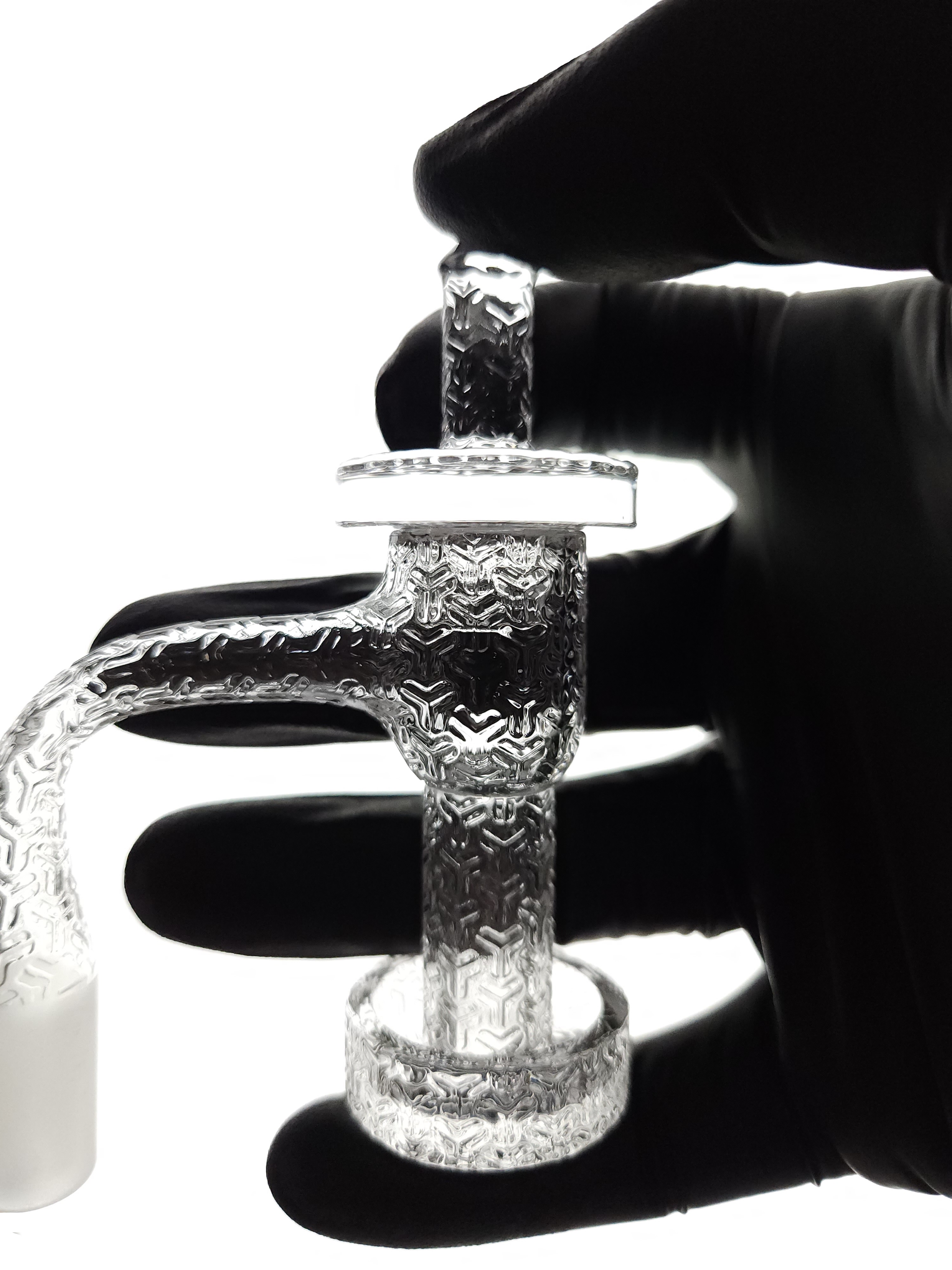 QUARTZ TECH Etched Carb Cap Top (for Terp Slurper / Blender / Auto