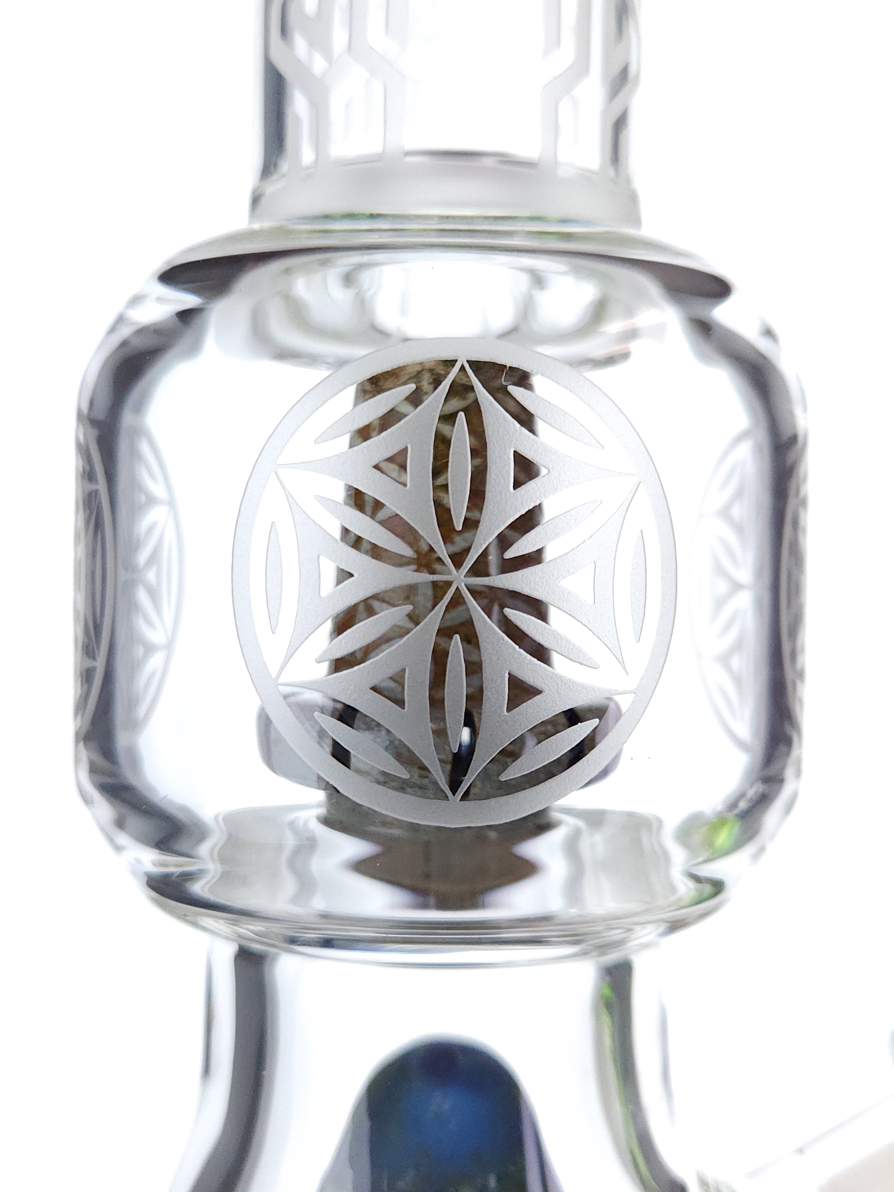 MONARK Collins Shaker Beaker Bong w/ Pyramid Perc & 18mm Slide