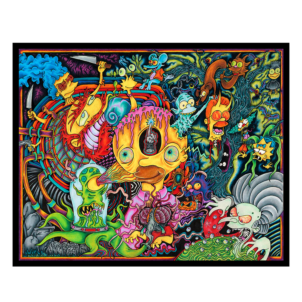 MOODMATS Artist Series Bong Pad & Dab Rig Coaster Jason Portante