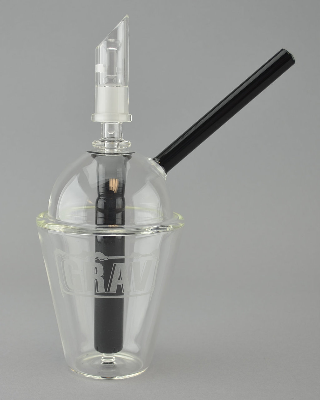 GRAV LABS "Grav Cup" Dab Rig w/ 14mm Domeless Quartz Nail (Black