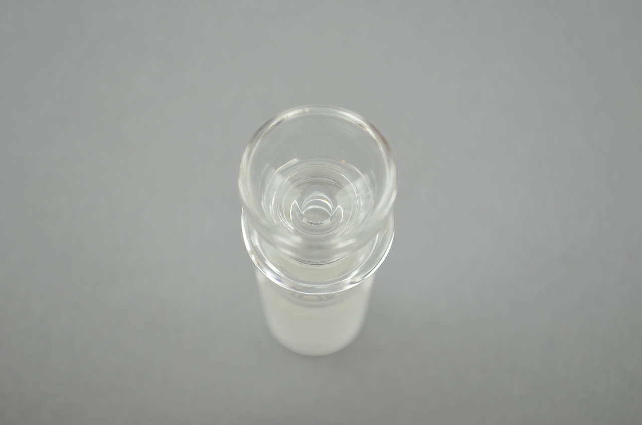 GRAV LABS - Clear Single Hole One Hitter Bowl - 18mm Male - The Dab Lab
