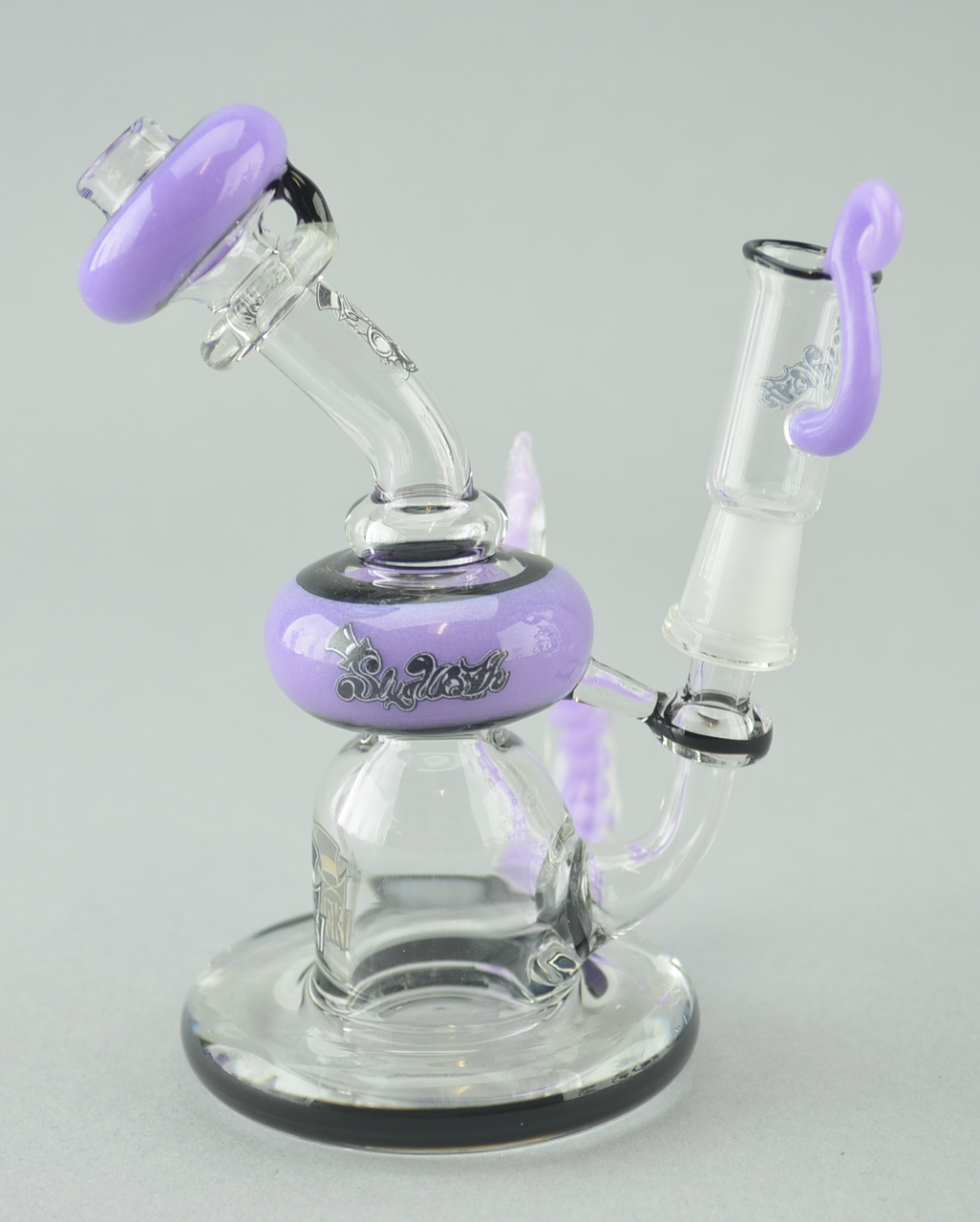 SLUGWORTH Mini Dab Rig w/ 2Hole Perc & 10mm Dome 1 The Dab Lab