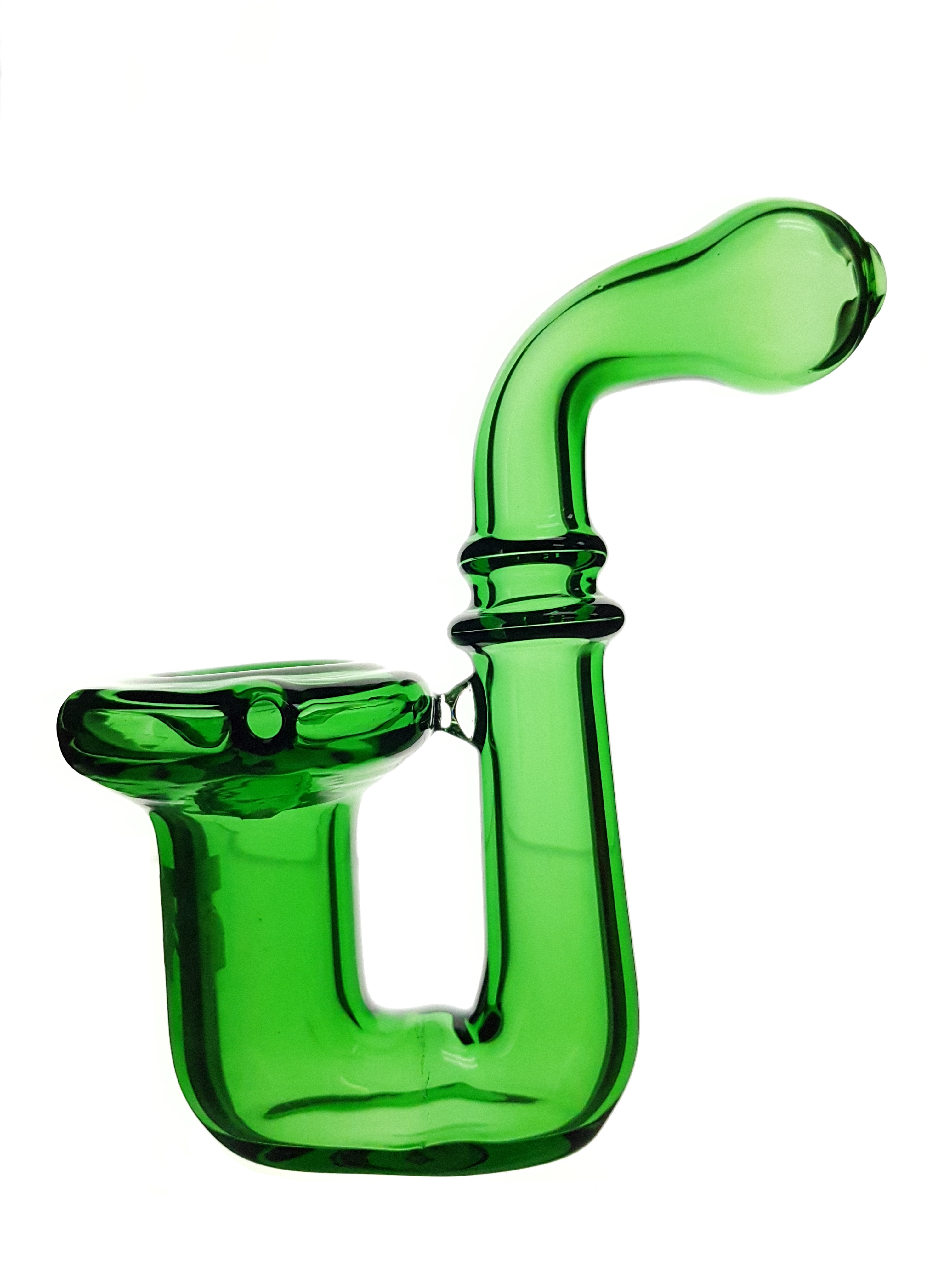 PULSAR Glass Saxophone Sherlock Pipe (Pick a Color) The Dab Lab