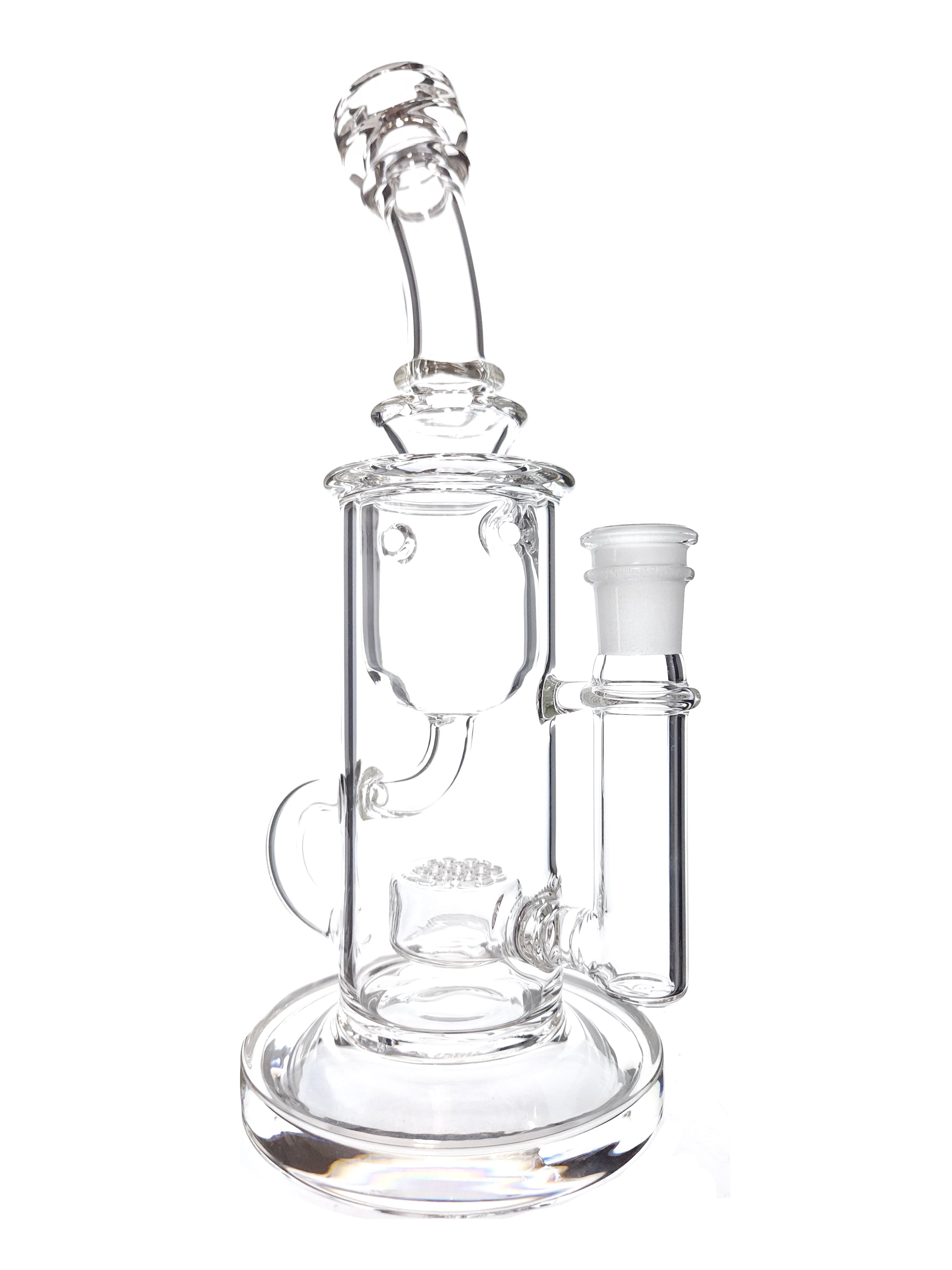 Bulk Order SAML Klein Glass Recycler Bong Hookah With Flower