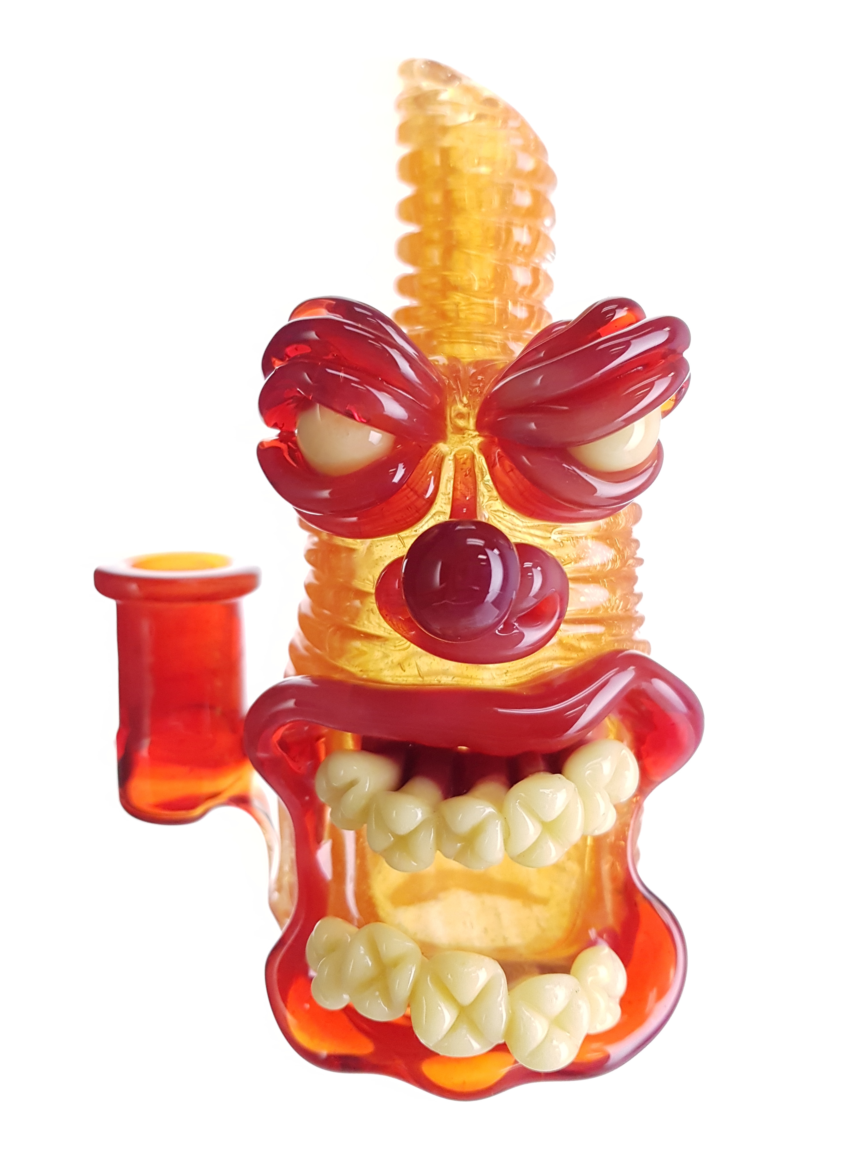 FROSTYS FRESH GLASS Full Face Dab Rig w/ 14mm Female Joint & Dichro