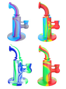 Silicone Dab Rig w/ 14mm Slide (Pick Your Color) - The Dab Lab