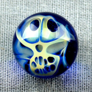 BRAD TENNER - Mini Fume Snody Skull Implosion Marble - #1