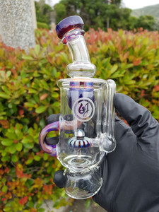 The Puffco Peak Glass Attachment - Amber -SmokeDay