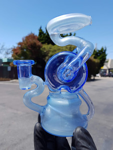 DOOM - Bubble Dumper Recycler Rig w/ 14mm Female Joint - Hydro x