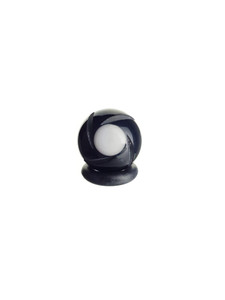 TERP SPHERE - Marble Spinner Carb Cap for Puffco Peak - Black