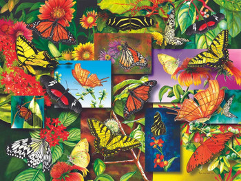 Butterfly Garden 500 Piece Jigsaw Puzzle for sale by Springbok Puzzles