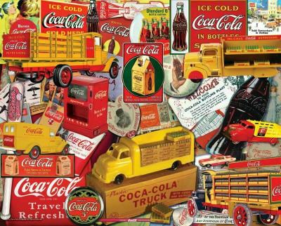 Springbok's 1500 Piece Jigsaw Puzzle Coca-Cola Memories - Made in USA