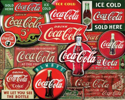 Coca-Cola Classic Signs 2000 Piece Jigsaw Puzzle