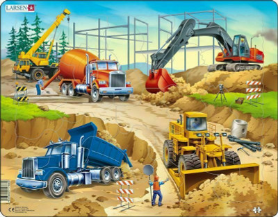 Construction Vehicles, Children's Puzzles, Jigsaw Puzzles, Products