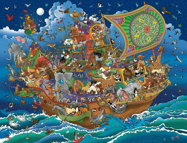 Noah's Ark Adventure 400 Piece Jigsaw Puzzle for sale by Springbok Puzzles