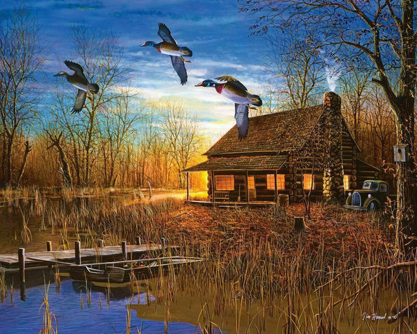 Duck Lodge 1000 Piece Jigsaw Puzzle for sale by Springbok Puzzles