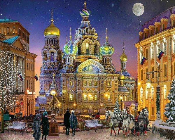 Russian Christmas 1000 Piece Jigsaw Puzzle