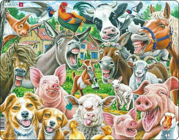 Happy Farm 33 Piece Children's Educational Jigsaw Puzzle