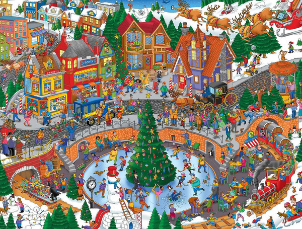 Holiday Havoc 400 Piece Jigsaw Puzzle for sale by Springbok Puzzles