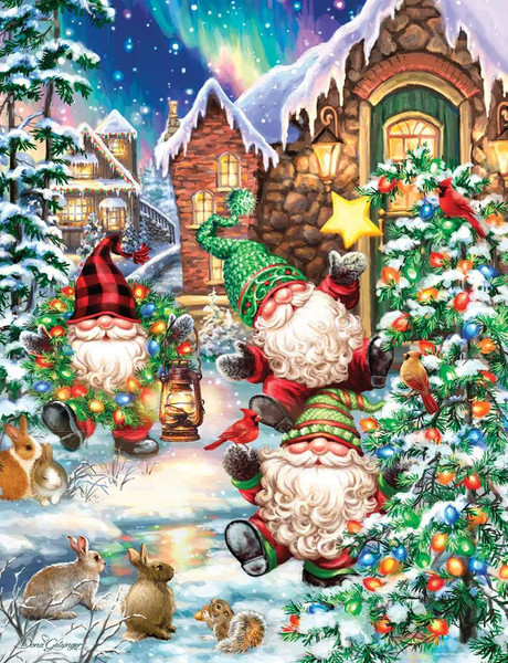 Christmas Collection 4 X 500 Piece Jigsaw Puzzle