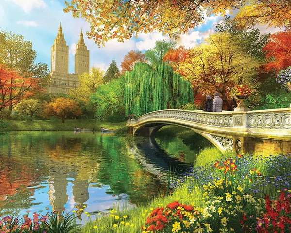 Bow Bridge 1000 Piece Jigsaw Puzzle for sale by Springbok Puzzles