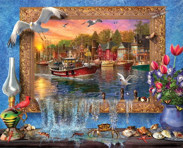 Seaside Harbor 1000 Piece Jigsaw Puzzle  for sale by Springbok Puzzles