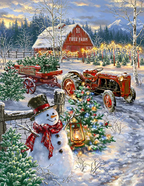 Christmas Tree Farm 500 Piece Jigsaw Puzzle for sale by Springbok Puzzles